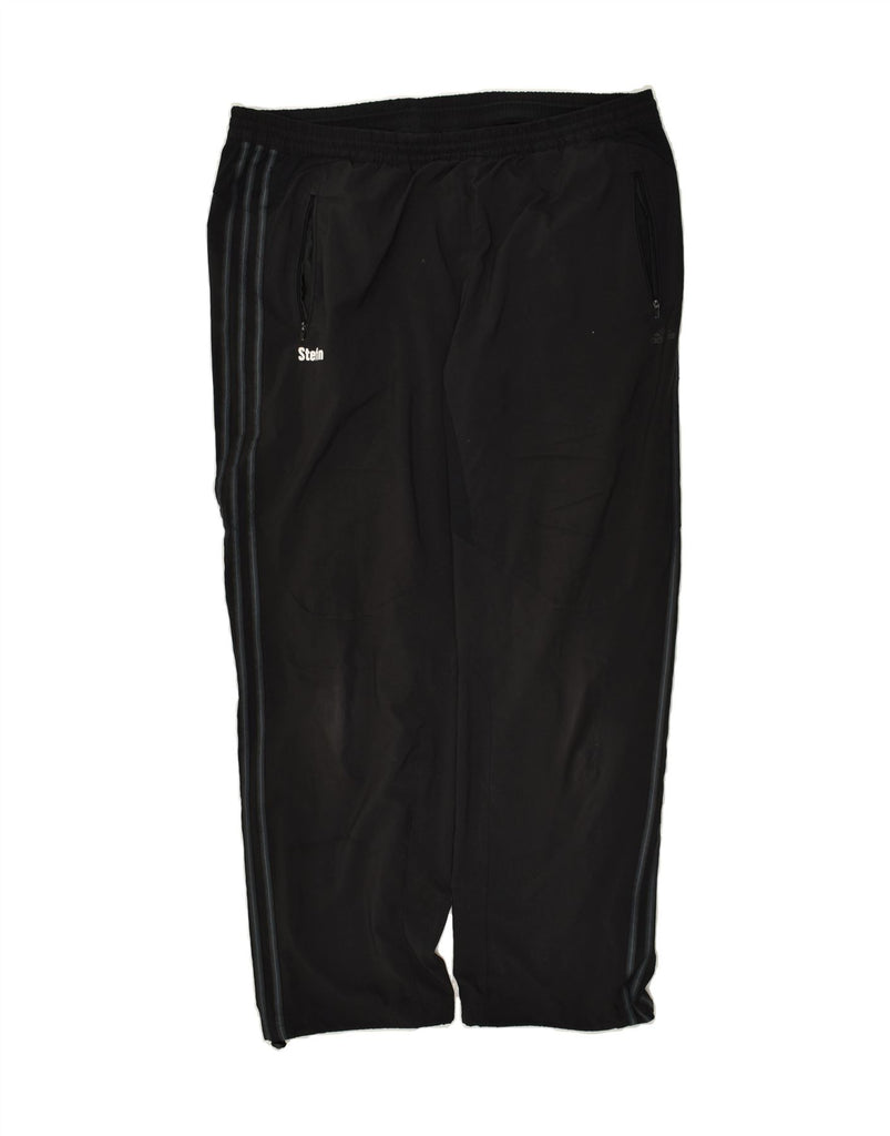 ADIDAS Mens Tracksuit Trousers XL Black Polyester Vintage Adidas and Second-Hand Adidas from Messina Hembry 