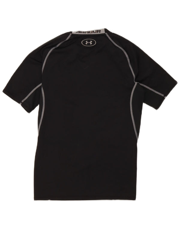 Under Armour Mens Heat Gear Graphic T-Shirt Top Large Black