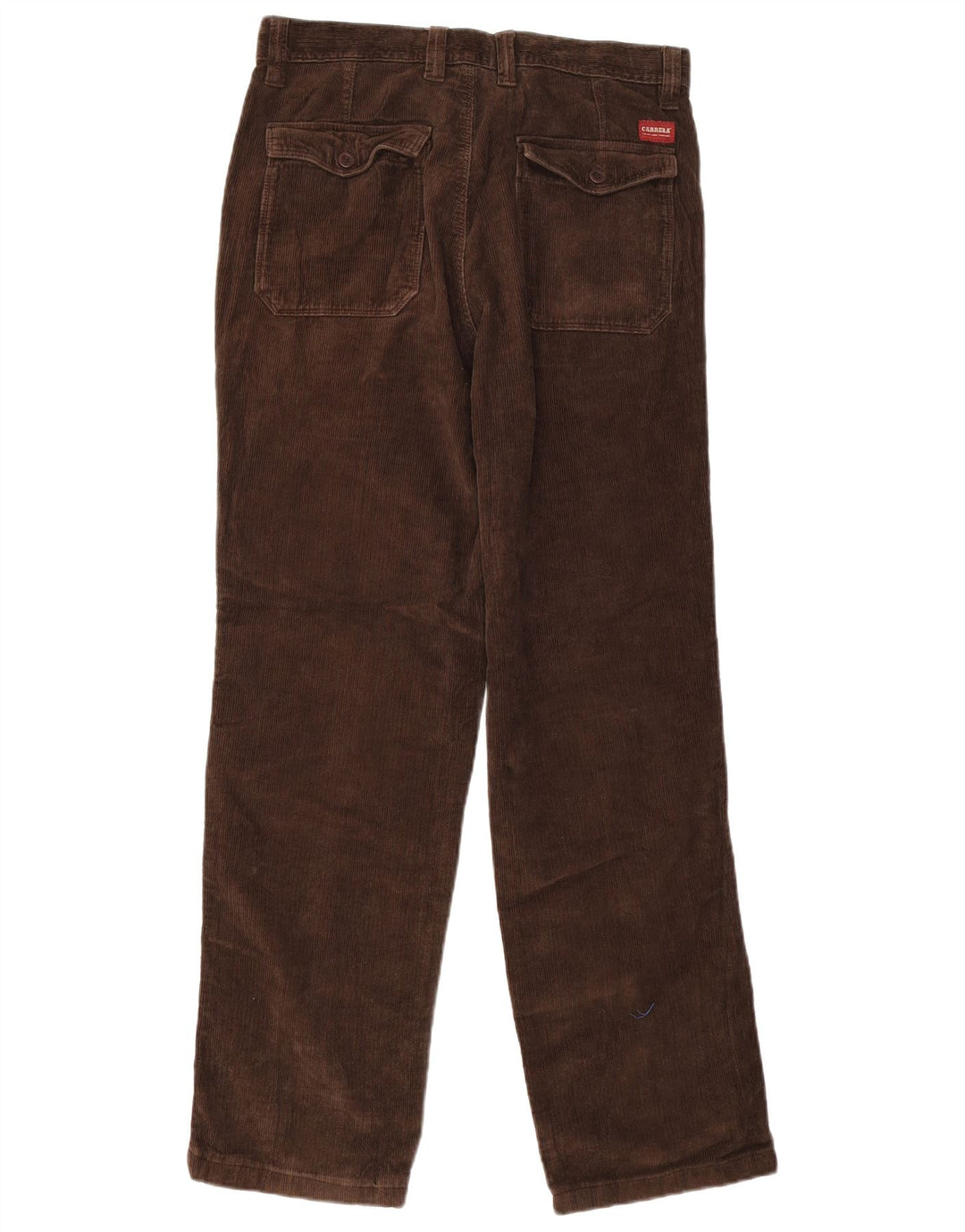 CARRERA Mens Straight Corduroy Trousers IT 48 Medium W32 L30 Brown Cotton