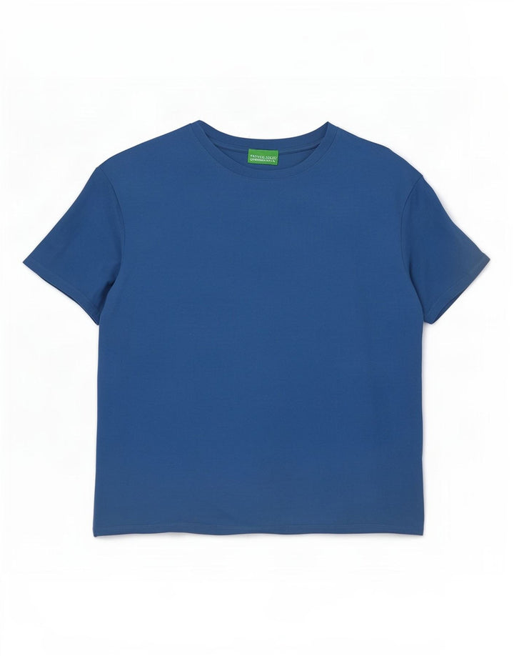 Benetton Womens T-Shirt Top UK 16 Large Blue