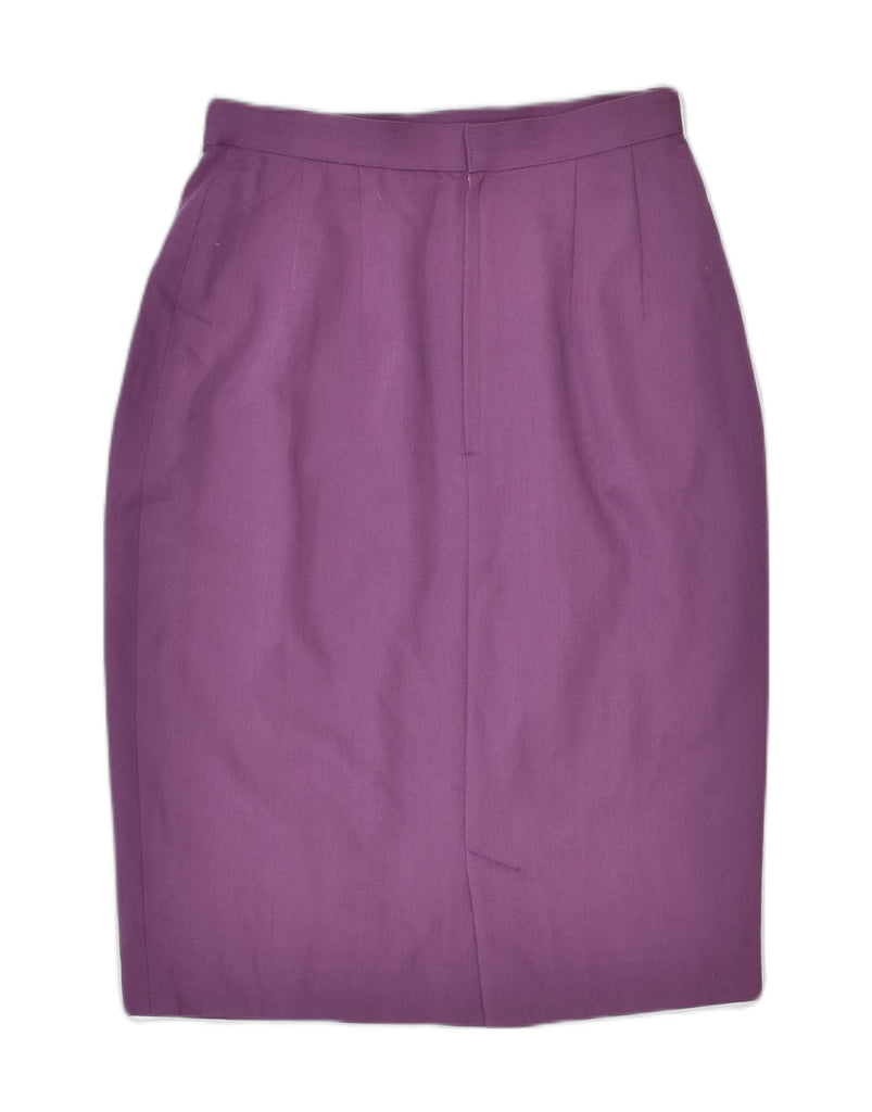 VINTAGE Womens Pencil Skirt UK 6 XS W24 Purple | Vintage | Thrift | Second-Hand | Used Clothing | Messina Hembry 