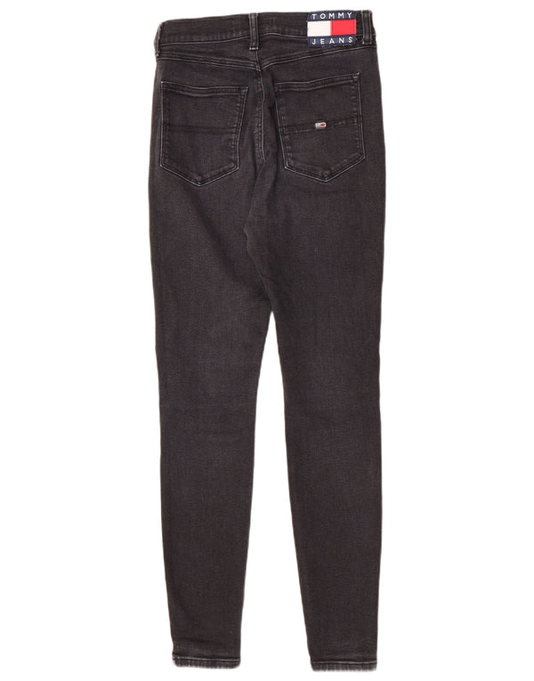 Tommy Hilfiger Womens Melany High Rise Super Skinny Jeans W29 L30 Black