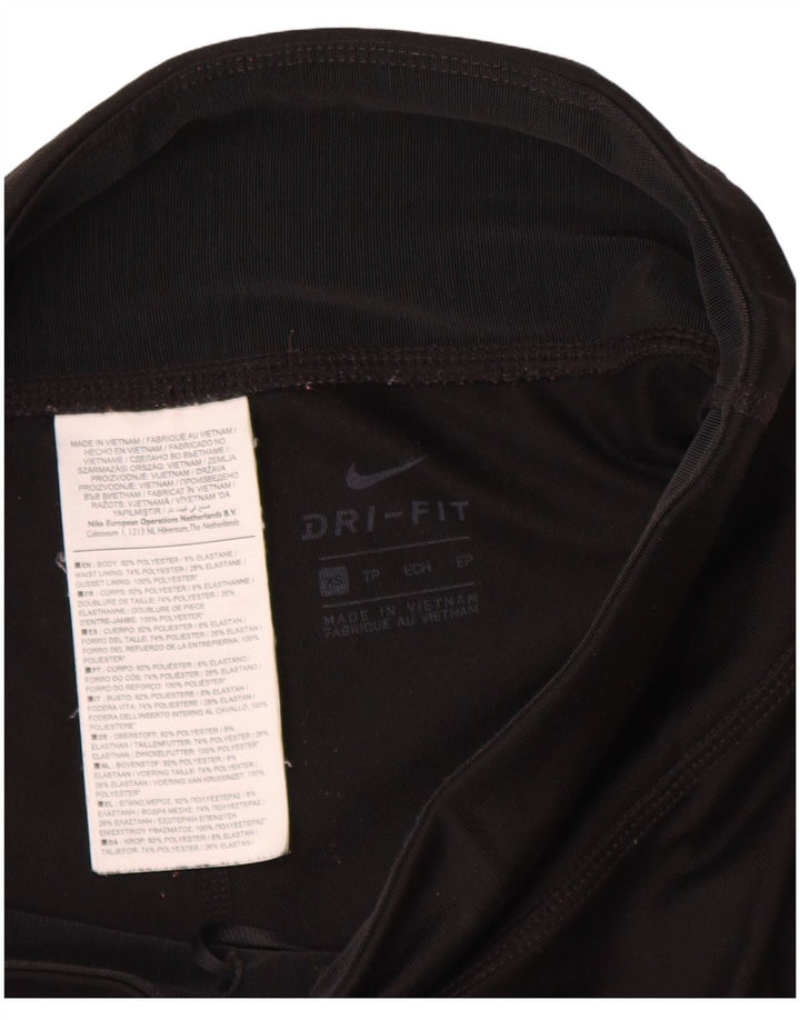 Nike Womens Dri Fit Leggings UK 6 XS Black Polyester