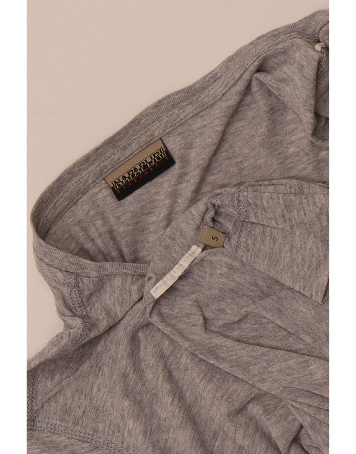 Napapijri Mens Geographic T-Shirt Top Small Grey