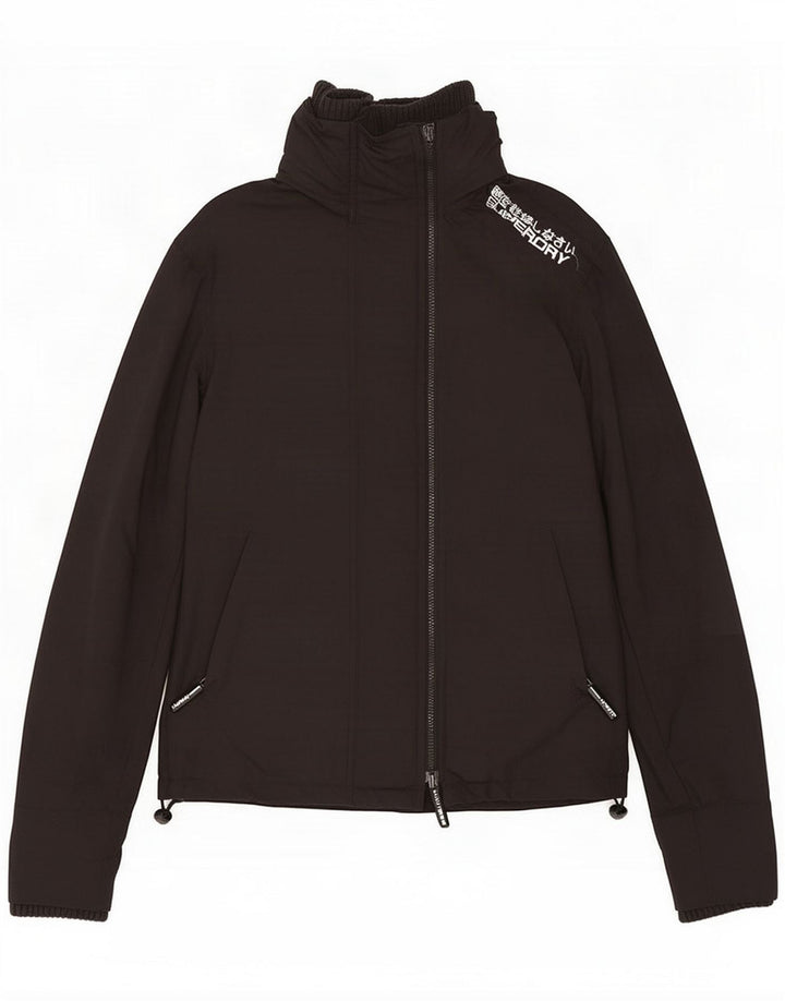 Superdry Mens Rain Jacket UK 36 Small Black