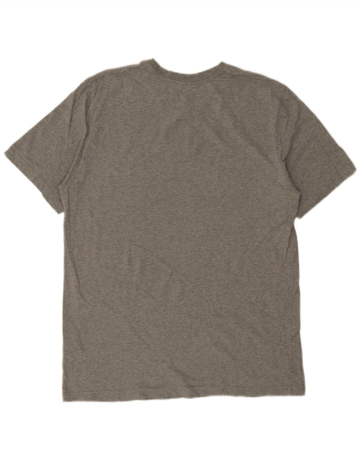 NIKE Mens Graphic T-Shirt Top XL Grey Cotton