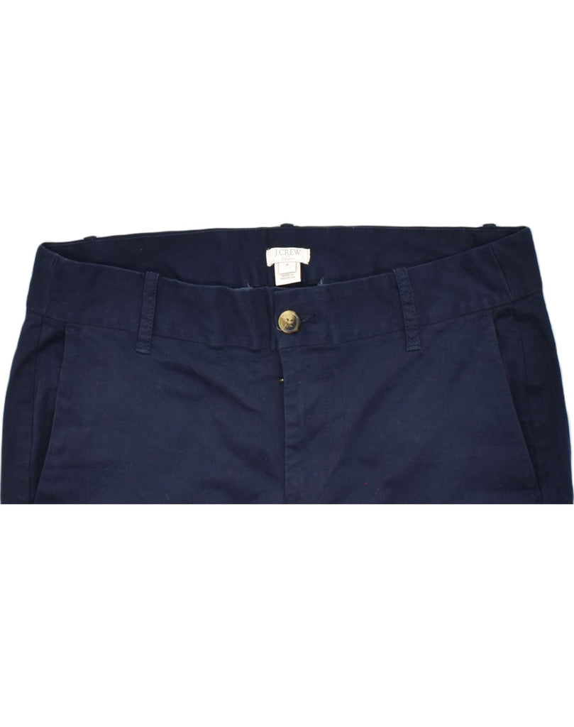 J. CREW Womens Stretch Tapered Chino Trousers US 6 Medium W30 L28 Navy Blue | Vintage | Thrift | Second-Hand | Used Clothing | Messina Hembry 