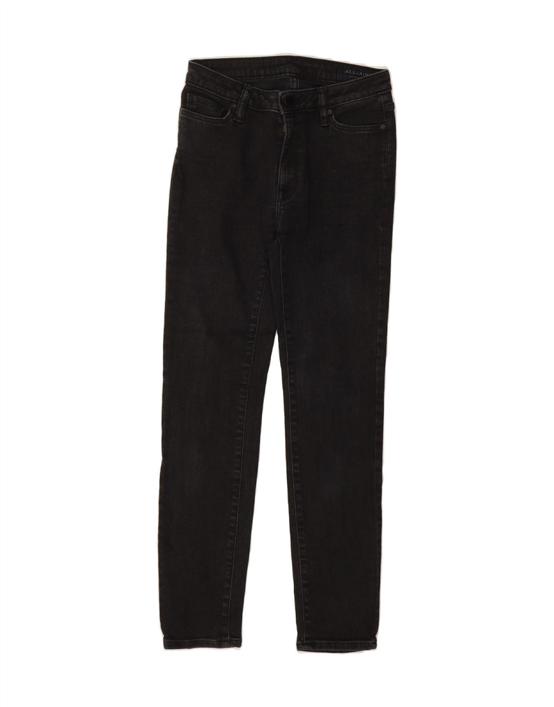 ALL SAINTS Womens Skinny Jeans W25 L25 Black Cotton Vintage All Saints and Second-Hand All Saints from Messina Hembry 