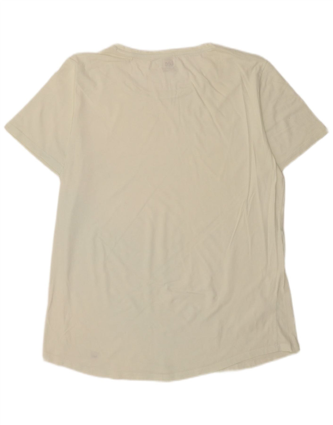 Lee Mens Long Regular Fit T-Shirt Top 2XL White