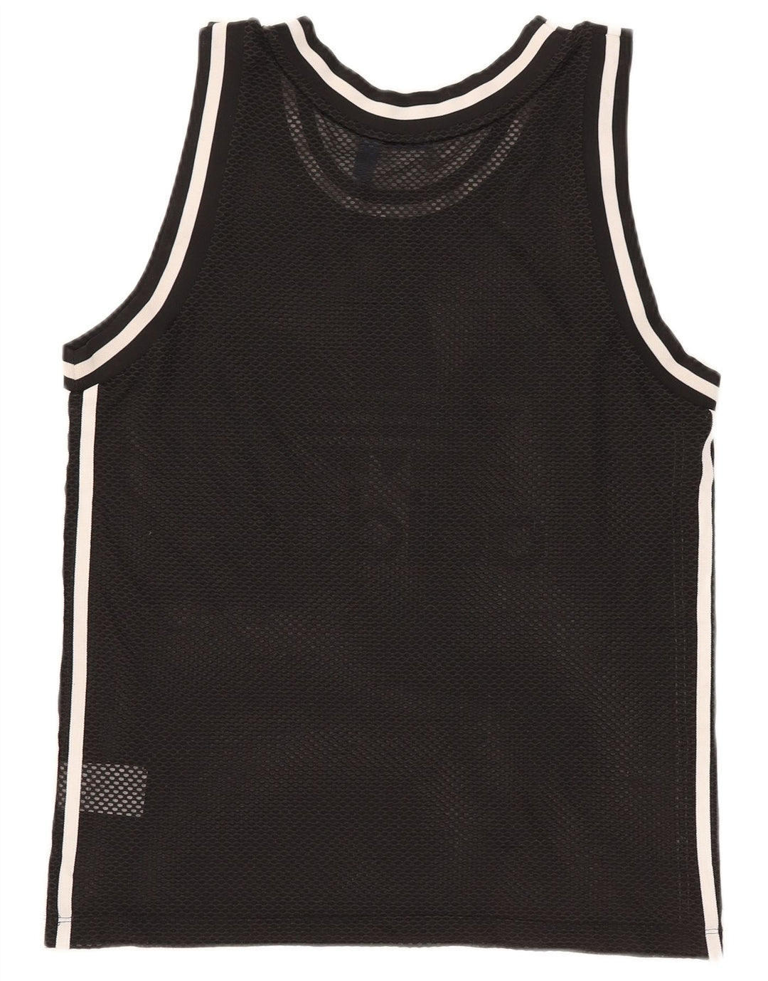 Adidas Womens Graphic Vest Top UK 12 Medium Black Polyester