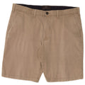 Marks & Spencer Mens Chino Shorts W36 Large Beige Cotton