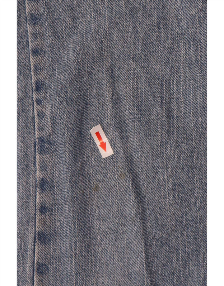 Lee Mens Straight Jeans W30 L32 Blue Cotton