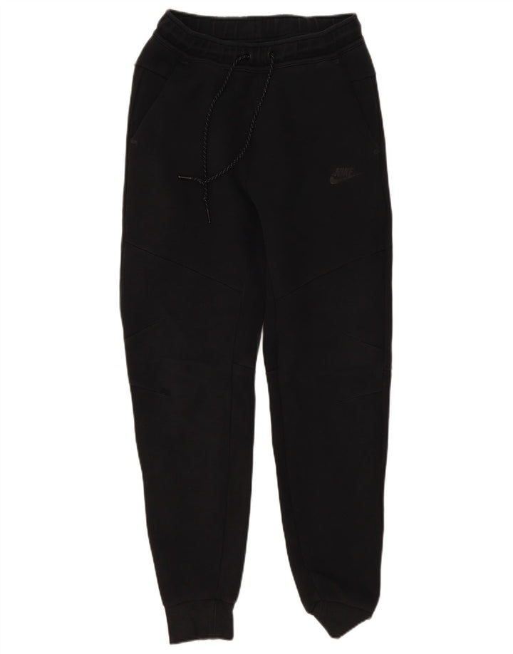 Nike Mens Tracksuit Trousers Joggers Small  Black Cotton