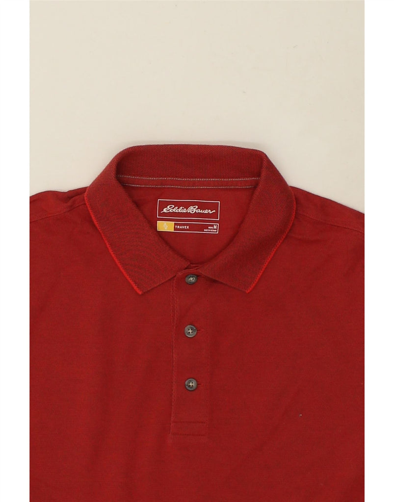 EDDIE BAUER Mens Polo Shirt Medium Red Cotton | Vintage Eddie Bauer | Thrift | Second-Hand Eddie Bauer | Used Clothing | Messina Hembry 