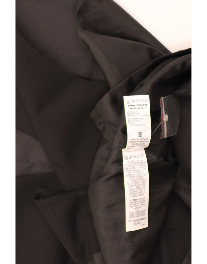 Marks & Spencer Mens Waistcoat Large Black Polyester