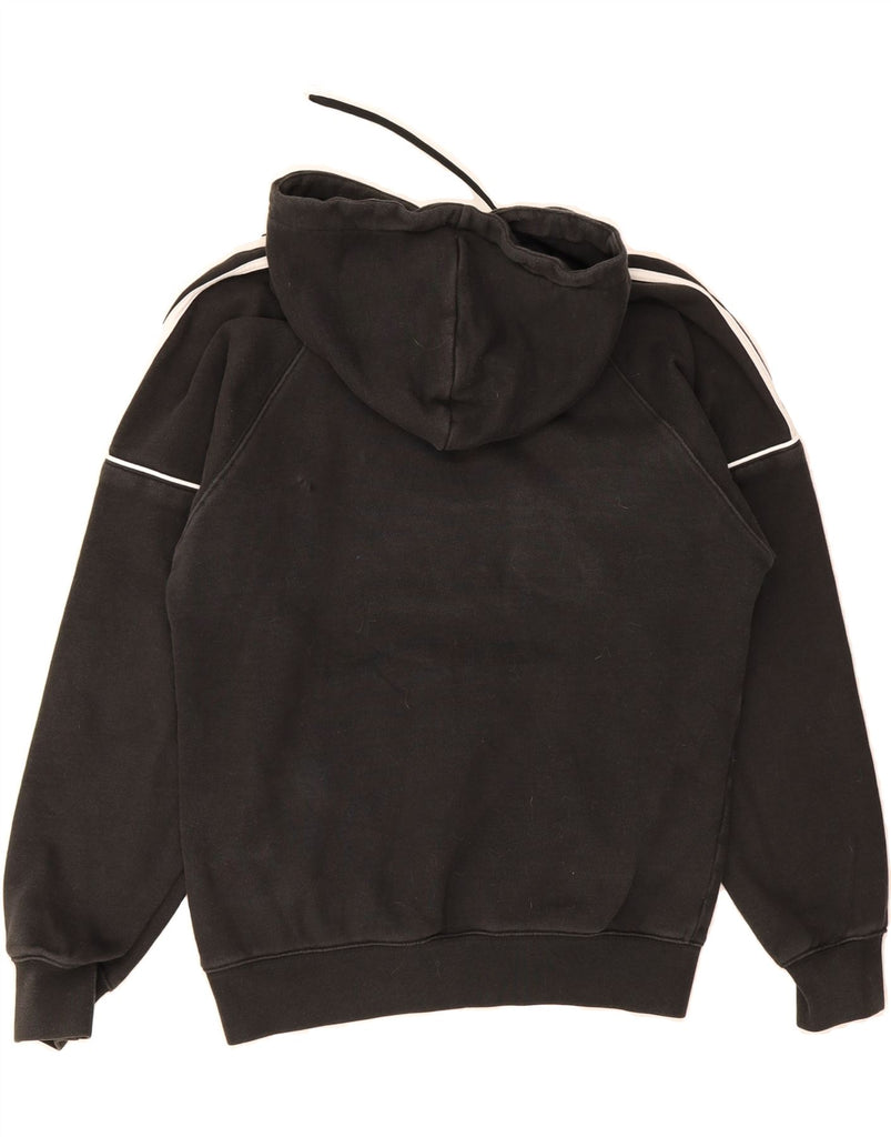 ADIDAS Mens Hoodie Jumper XS Black Cotton Vintage Adidas and Second-Hand Adidas from Messina Hembry 