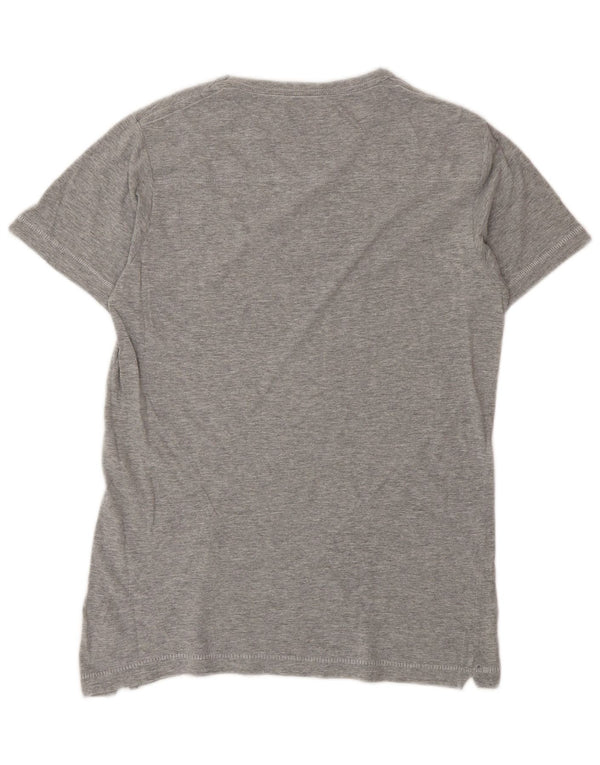 French Connection Womens T-Shirt Top UK 10 Small Grey Cotton