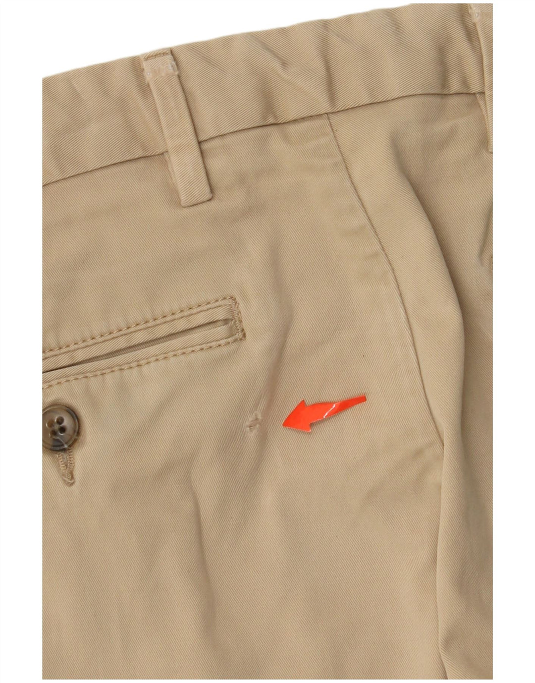 TOMMY HILFIGER Mens Skinny Chino Trousers W33 L34 Beige Cotton