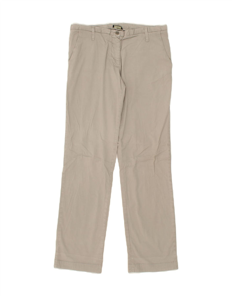 FRED PERRY Womens Straight Chino Trousers IT 44 Medium W30 L31 Grey Cotton Vintage Fred Perry and Second-Hand Fred Perry from Messina Hembry 