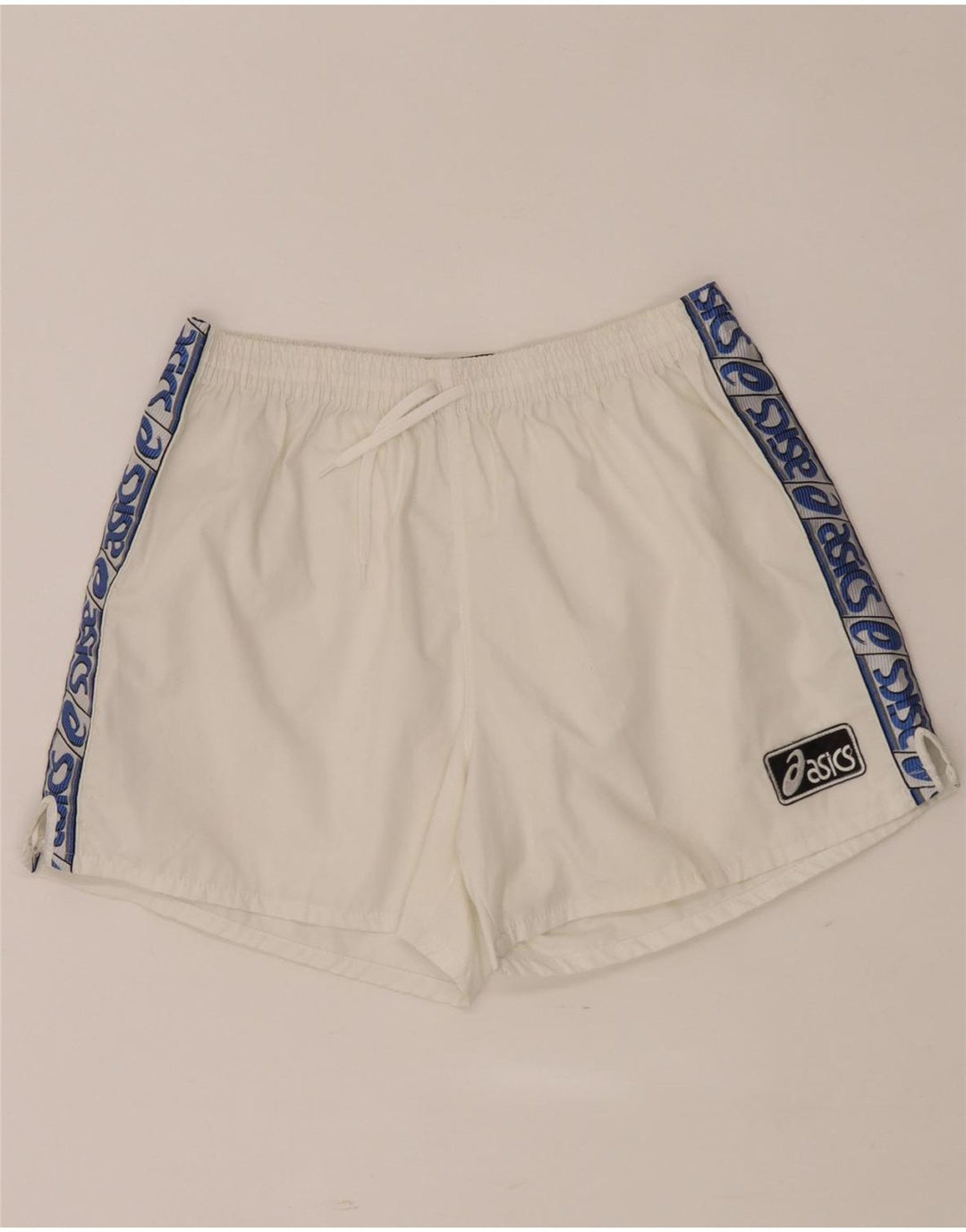 Asics Mens Graphic Sport Shorts Medium  White Colourblock