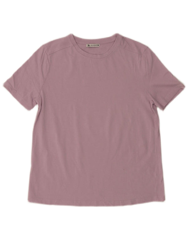 Zara Womens T-Shirt Top UK 10 Small Purple