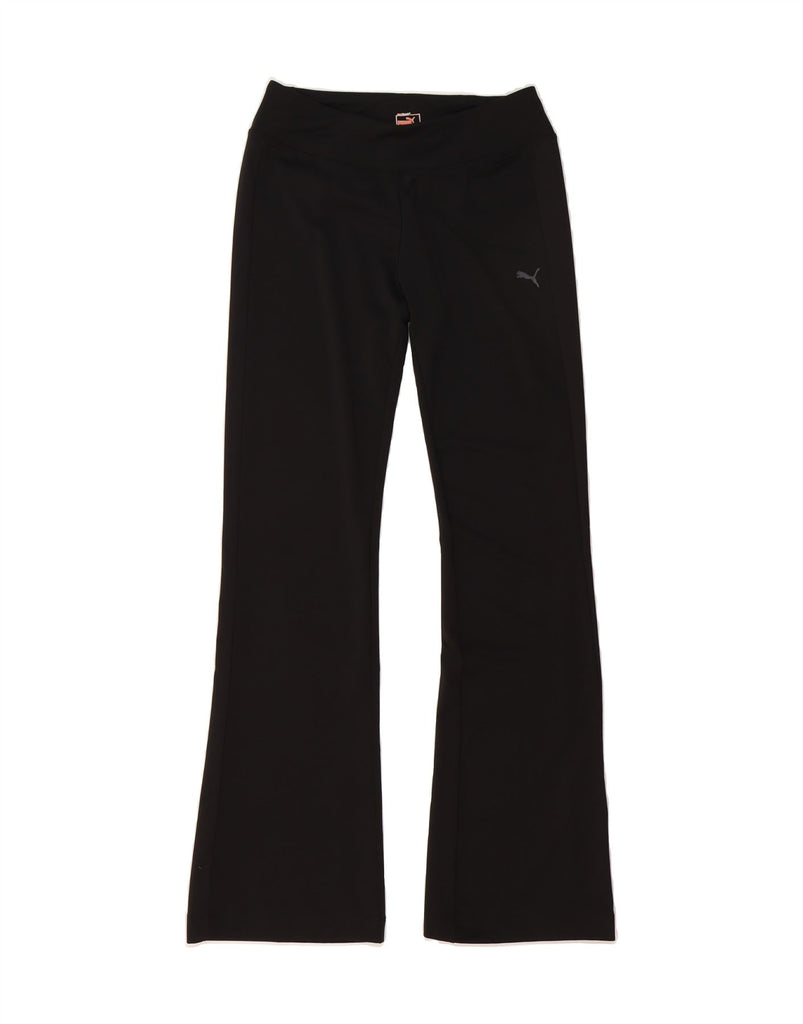 PUMA Womens Tracksuit Trousers UK 12 Medium Black Polyester Vintage Puma and Second-Hand Puma from Messina Hembry 