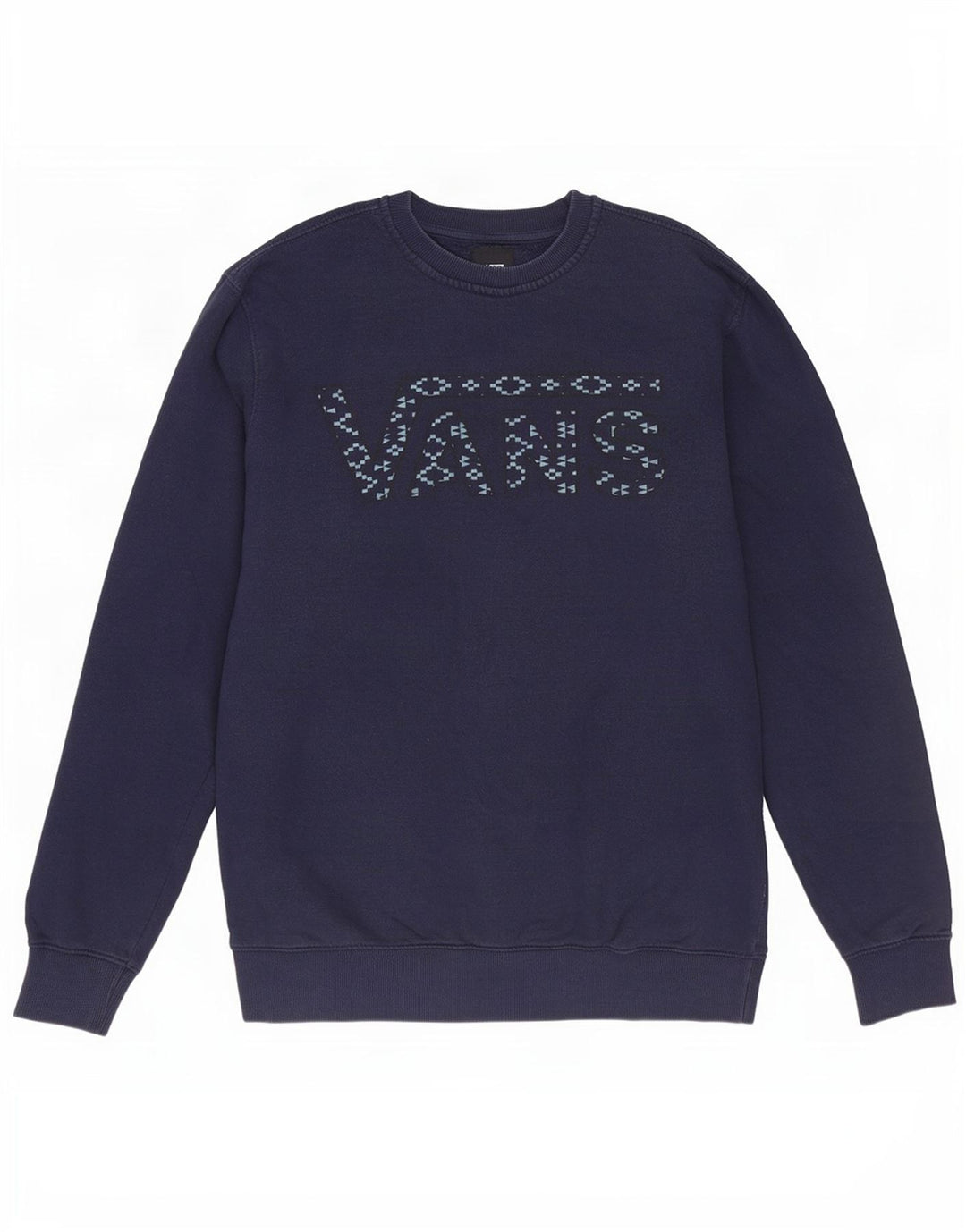 Vans Mens Graphic Sweatshirt Jumper Medium Navy Blue Cotton