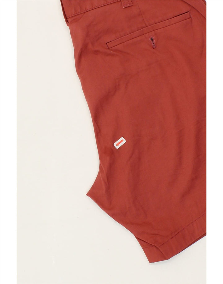 J. CREW Mens Chino Shorts W31 Medium Maroon Cotton Vintage J. Crew and Second-Hand J. Crew from Messina Hembry 