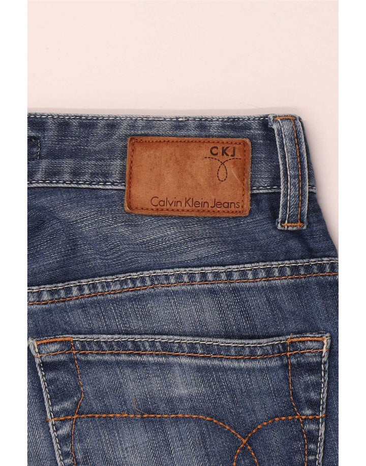 Calvin Klein Womens Straight Jeans W30 L34 Blue