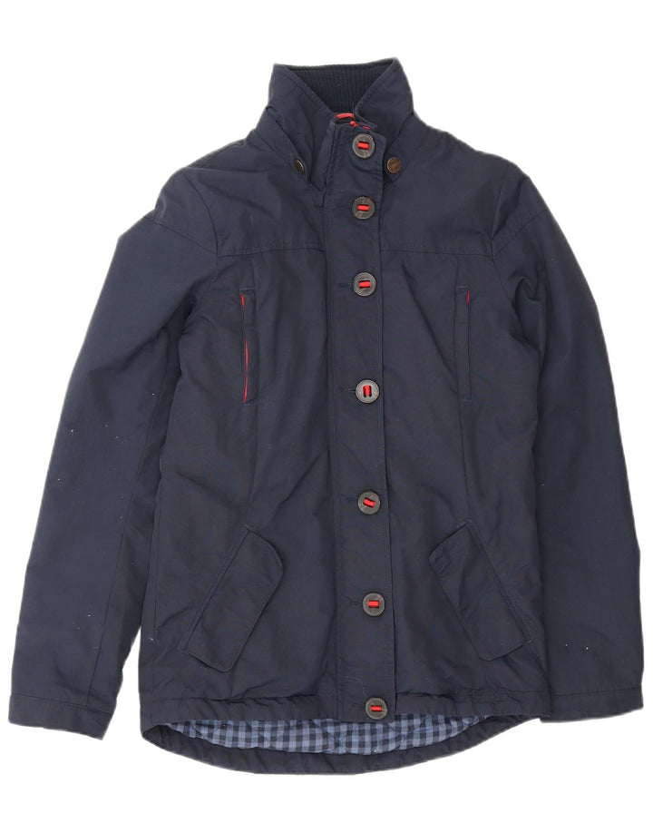 Fat Face Womens Windbreaker Jacket UK 6 XS Navy Blue Nylon