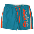 Superdry Mens Graphic Regular Swimming Shorts Large Blue Colourblock
