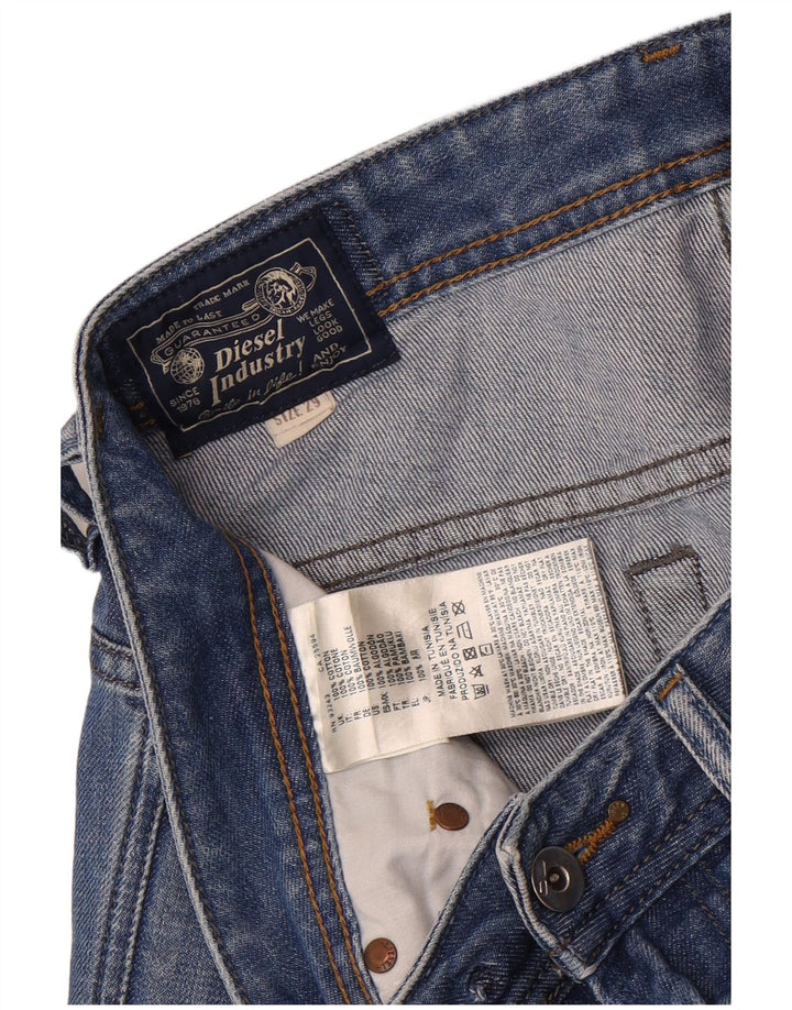 Diesel Mens Denim Shorts W29 Medium Blue Cotton