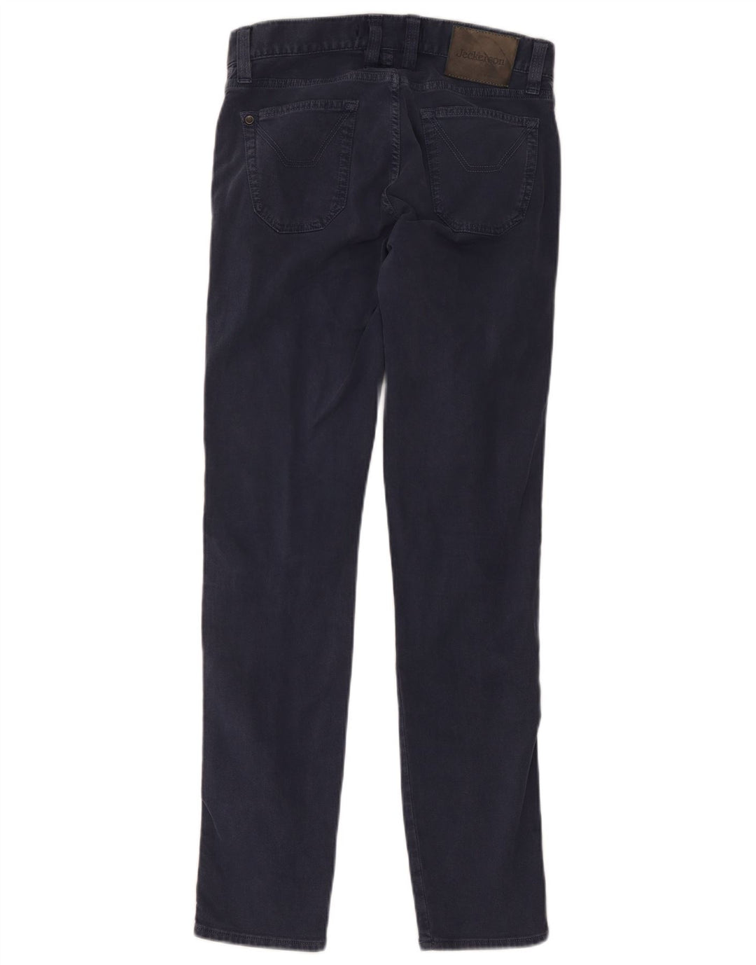 Jeckerson Mens Slim Jeans W29 L30 Navy Blue Cotton