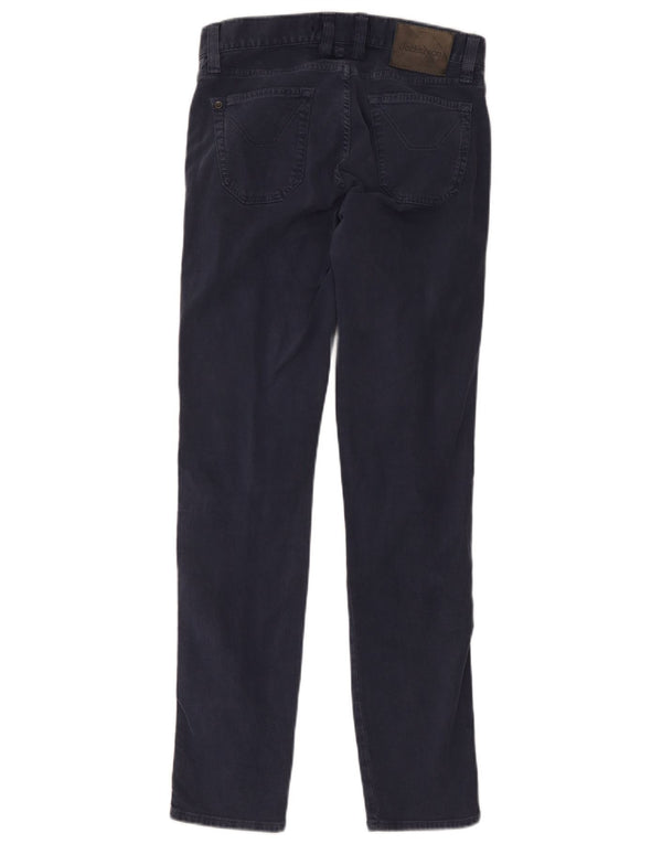 Jeckerson Mens Slim Jeans W29 L30 Navy Blue Cotton