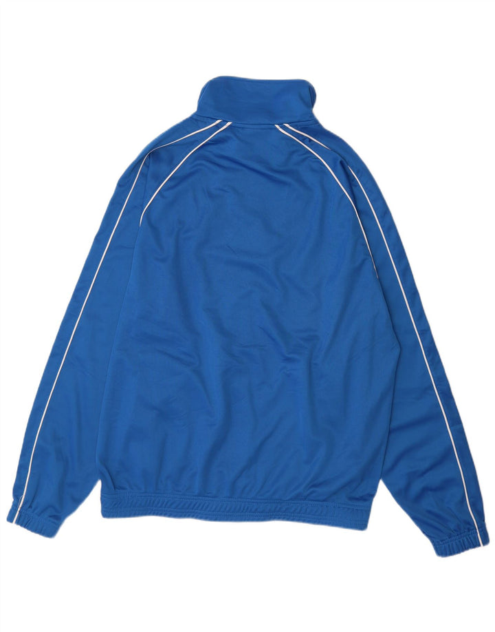 Asics Mens Tracksuit Top Jacket XL Blue Polyester