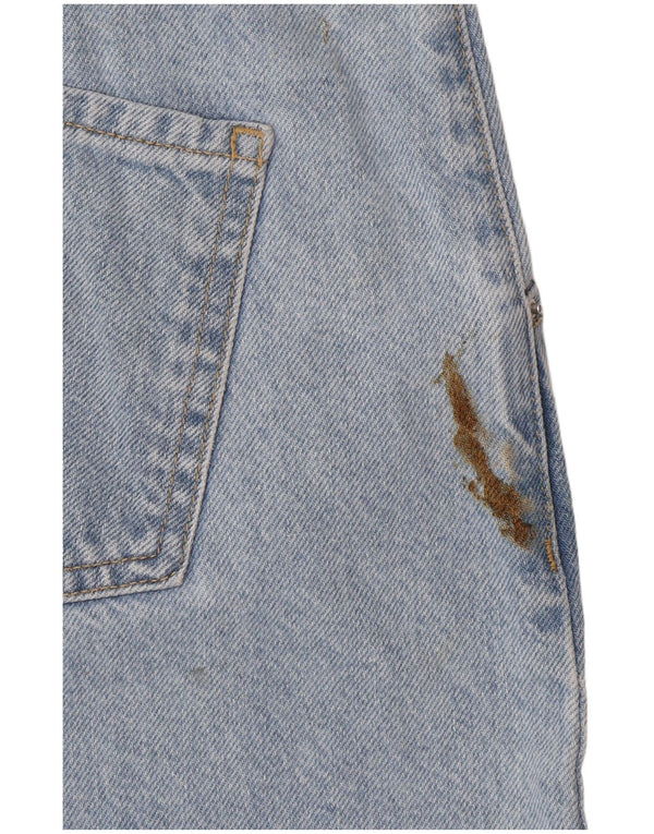 Zara Womens Balloon High Waist Jeans EU 36 XS W26 L27 Blue Cotton