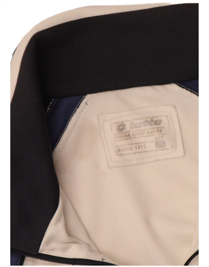 Lotto Mens Tracksuit Top Jacket 2XL White Colourblock