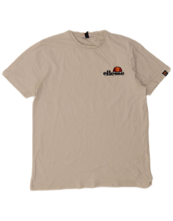 Ellesse Mens Graphic T-Shirt Top Large White