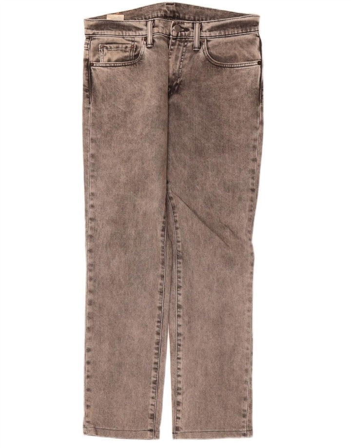 LEVI'S Mens 511 Slim Jeans W31 L28 Grey Cotton