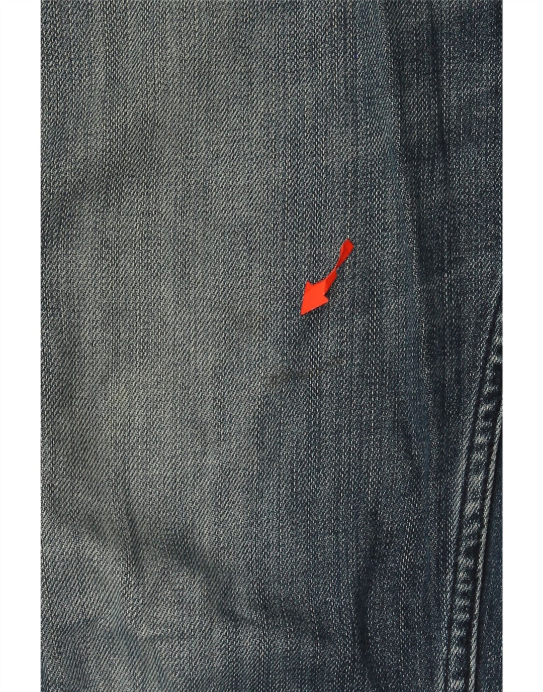 CALVIN KLEIN Mens Distressed Slim Jeans W32 L34 Blue Cotton