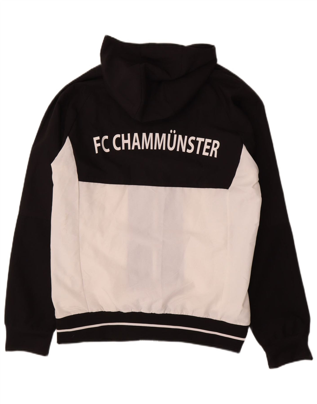 ADIDAS Mens Climalite Graphic Tracksuit Top Jacket Medium Black