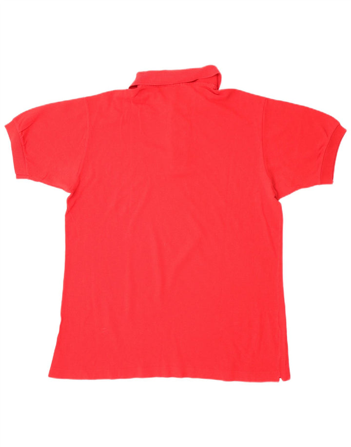 LACOSTE Mens Polo Shirt Size 6 XL Red Cotton