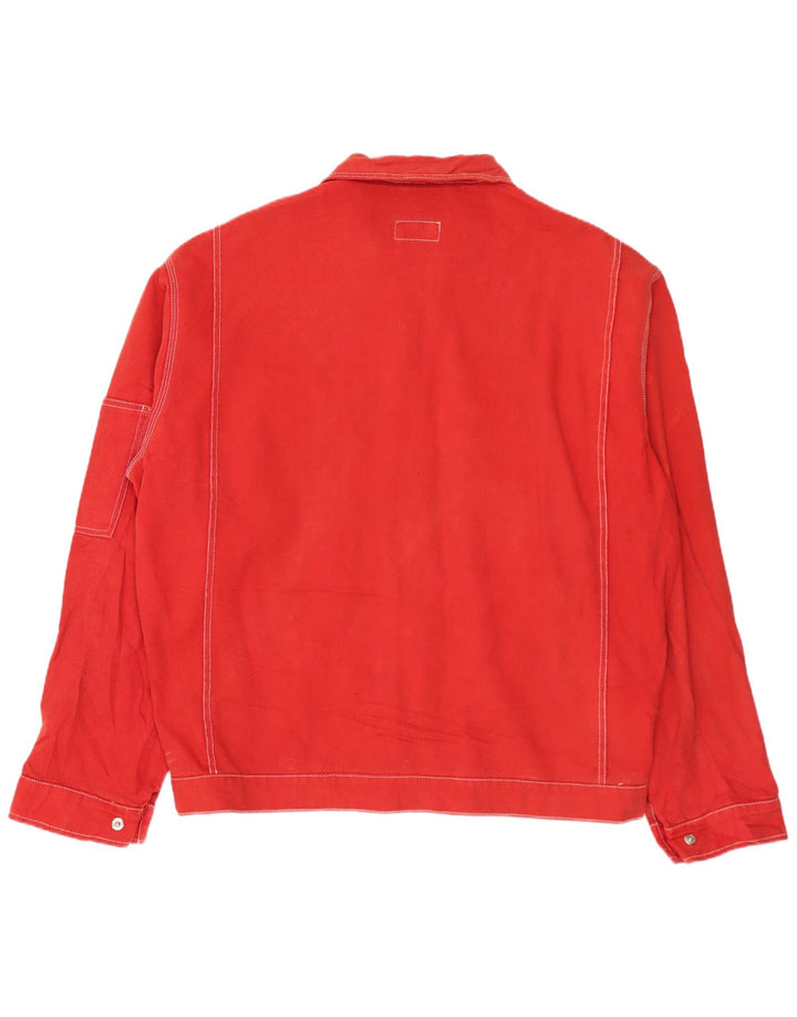 Durango Mens Utility Jacket UK 40 Large Red Cotton