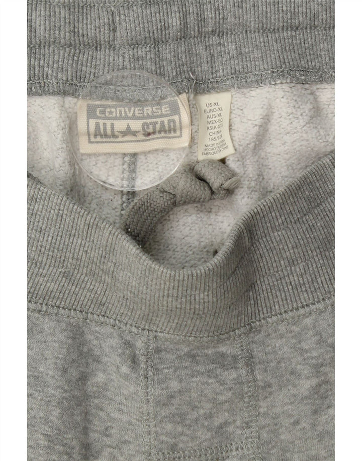 Converse Mens Tracksuit Trousers Joggers XL  Grey Cotton