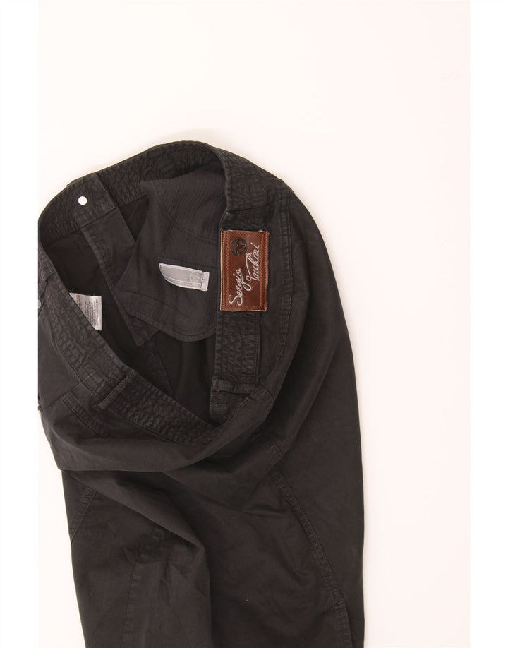 SERGIO TACCHINI Womens Pencil Skirt IT 46 Large W34  Black Cotton Vintage Sergio Tacchini and Second-Hand Sergio Tacchini from Messina Hembry 