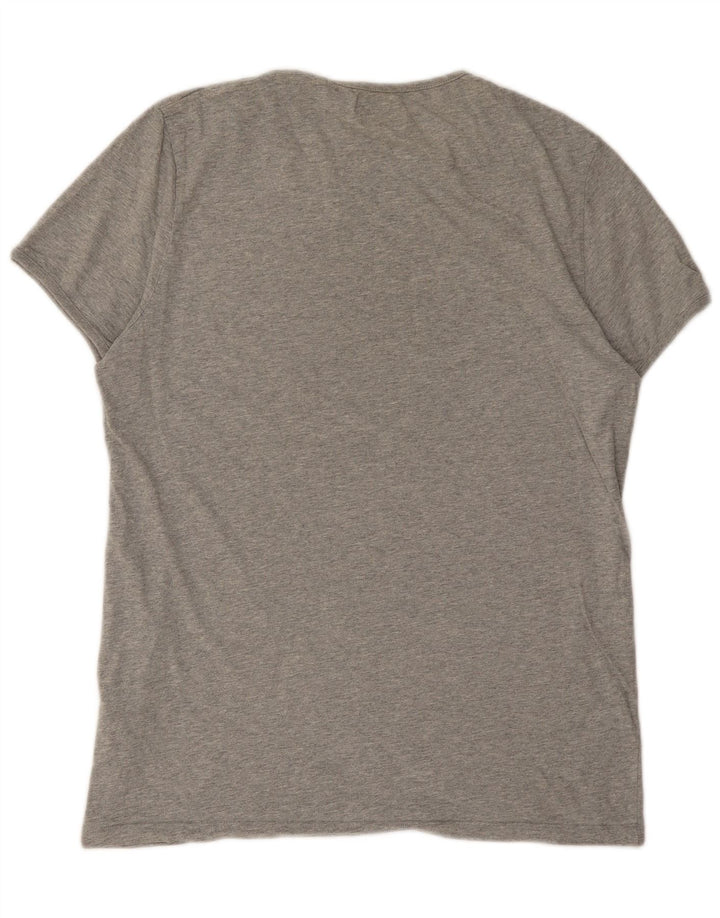 Jack Wills Mens T-Shirt Top Medium Grey Flecked Cotton