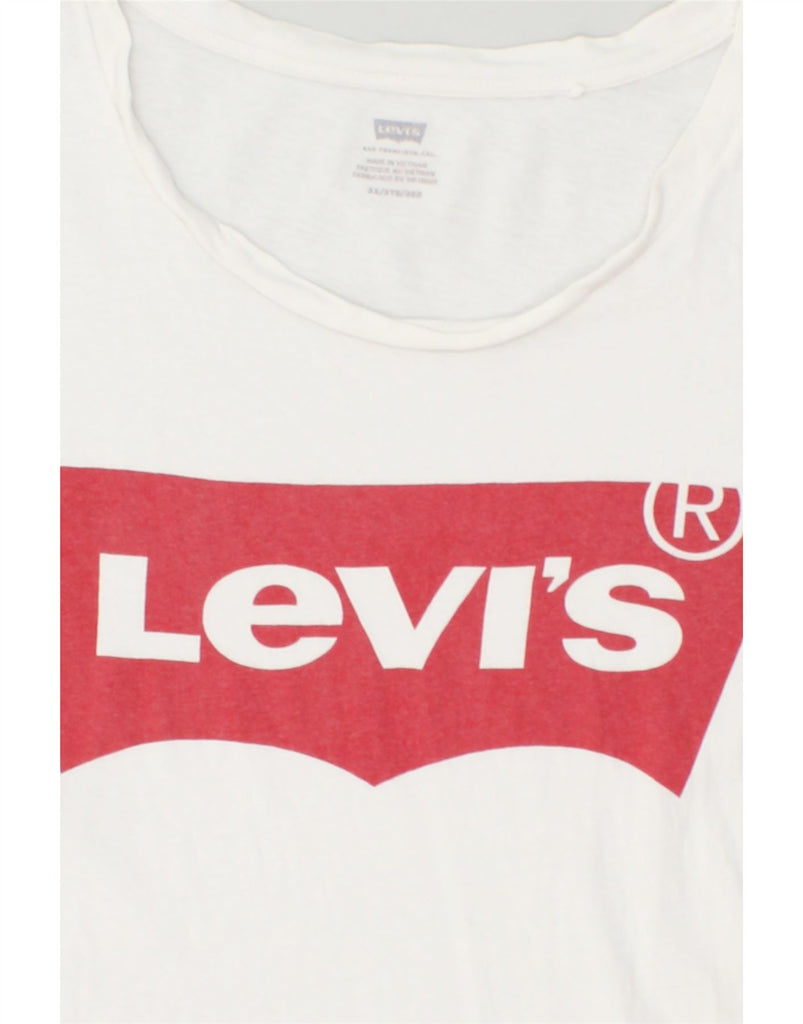 LEVI'S Mens Graphic T-Shirt Top 3XL White | Vintage Levi's | Thrift | Second-Hand Levi's | Used Clothing | Messina Hembry 