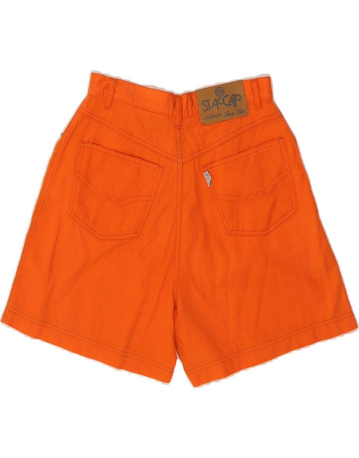 STACCATO Womens Casual Shorts Small W26  Orange Cotton Vintage Staccato and Second-Hand Staccato from Messina Hembry 