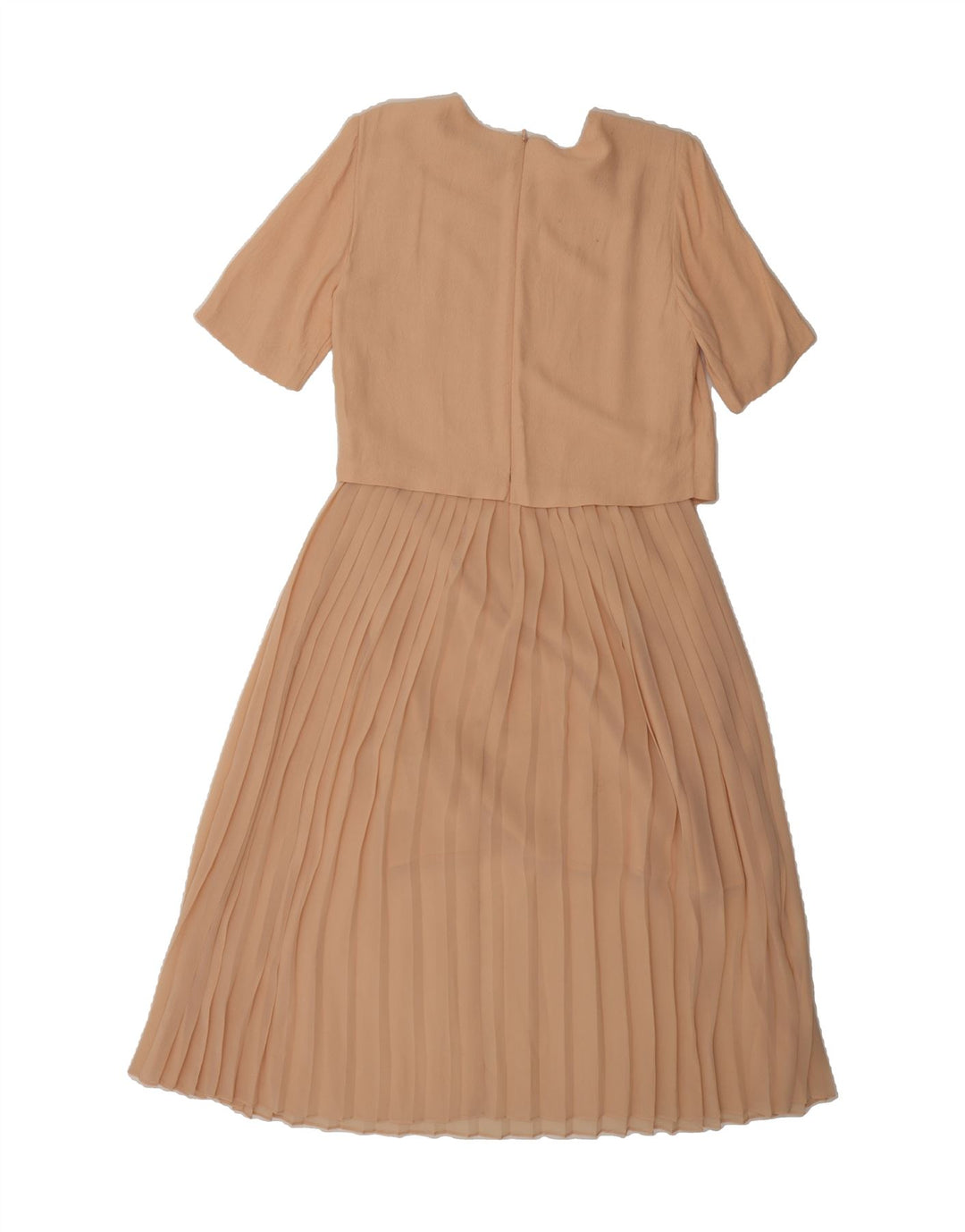 ZARA Womens A-Line Dress UK 6 XS Beige Vintage Zara and Second-Hand Zara from Messina Hembry 
