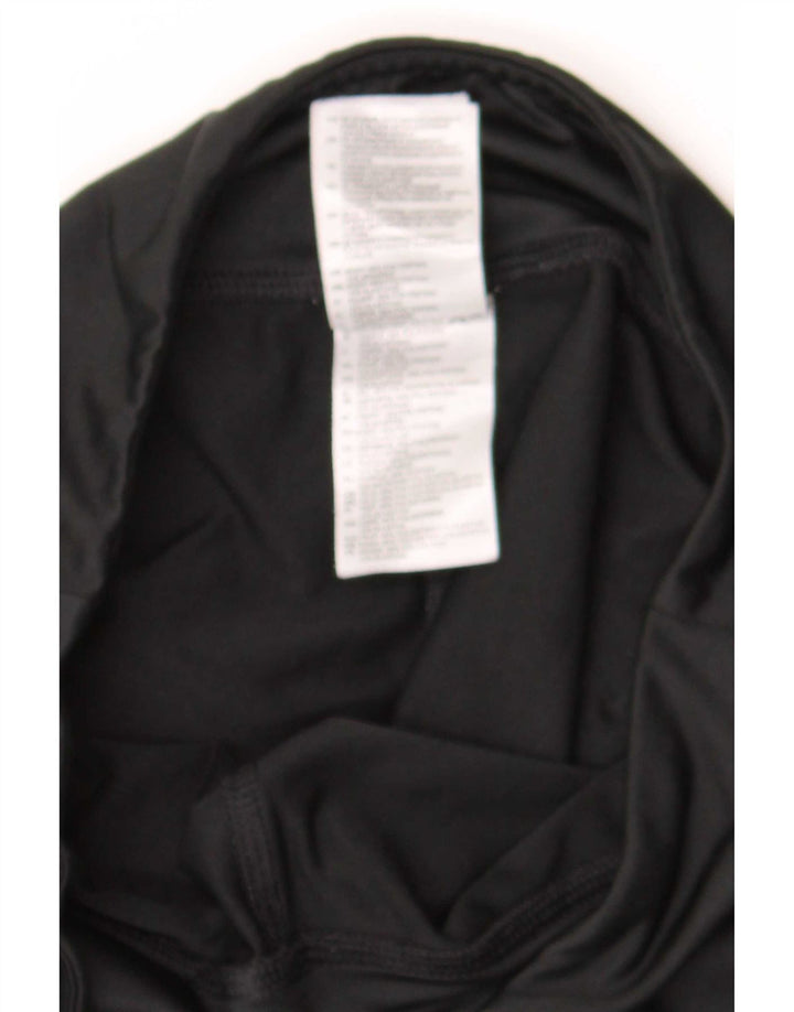 Adidas Womens Capri Leggings UK 8/10 Small Black Polyester